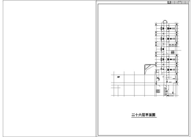 某高层商住一体综合<a href=https://www.yitu.cn/su/8159.html target=_blank class=infotextkey>楼</a>建筑<a href=https://www.yitu.cn/su/7590.html target=_blank class=infotextkey>设计</a>cad施工图