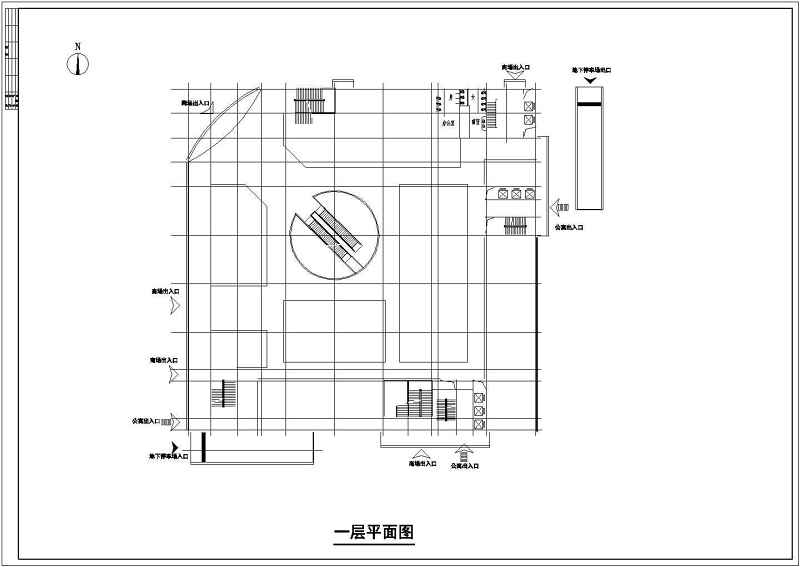 某高层商住一体综合<a href=https://www.yitu.cn/su/8159.html target=_blank class=infotextkey>楼</a>建筑<a href=https://www.yitu.cn/su/7590.html target=_blank class=infotextkey>设计</a>cad施工图