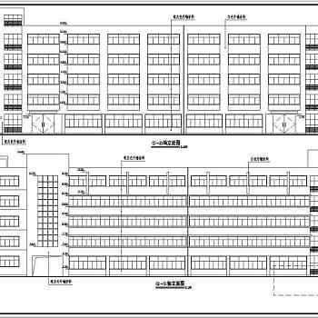 某地五层框架结构厂房车间建筑结构施工图