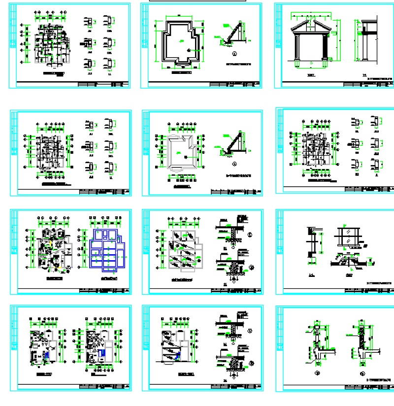 2017新整理的100多套农村自建房<a href=https://www.yitu.cn/su/8193.html target=_blank class=infotextkey>小别墅</a><a href=https://www.yitu.cn/su/7590.html target=_blank class=infotextkey>设计</a>CAD图