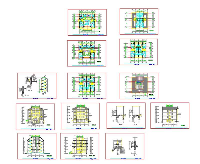 2017新整理的100多套农村自建房<a href=https://www.yitu.cn/su/8193.html target=_blank class=infotextkey>小别墅</a><a href=https://www.yitu.cn/su/7590.html target=_blank class=infotextkey>设计</a>CAD图