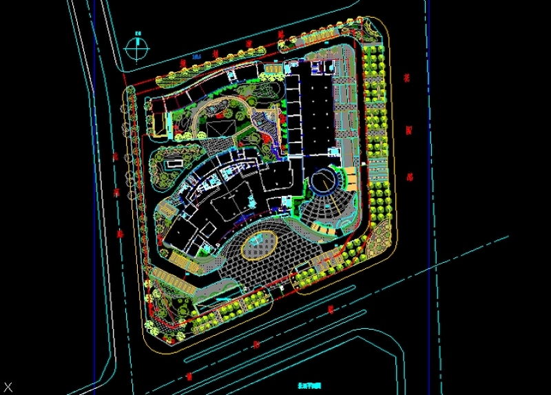 某<a href=https://www.yitu.cn/su/7829.html target=_blank class=infotextkey>酒店</a><a href=https://www.yitu.cn/sketchup/guangchangjingguan/index.html target=_blank class=infotextkey>广场景观</a>规划<a href=https://www.yitu.cn/su/7590.html target=_blank class=infotextkey>设计</a>图