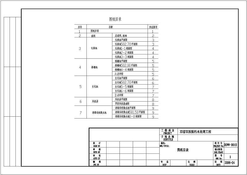 某<a href=https://www.yitu.cn/sketchup/yiyuan/index.html target=_blank class=infotextkey><a href=https://www.yitu.cn/su/7276.html target=_blank class=infotextkey>医院</a></a>污<a href=https://www.yitu.cn/su/5628.html target=_blank class=infotextkey>水</a>处理300t工程土建图