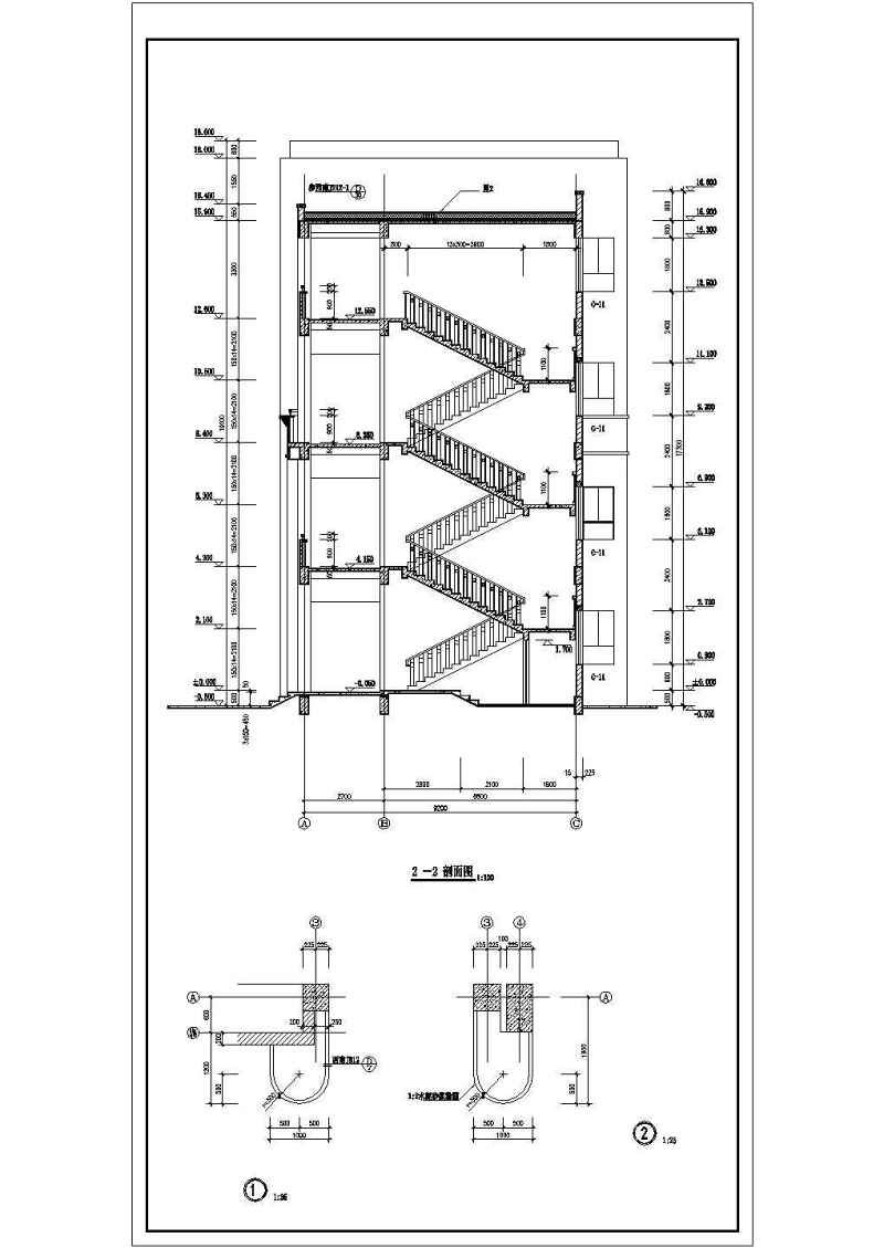 多层教学<a href=https://www.yitu.cn/su/8159.html target=_blank class=infotextkey>楼</a>建筑<a href=https://www.yitu.cn/su/7590.html target=_blank class=infotextkey>设计</a>施工图全套