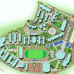 校园景观规划设计图