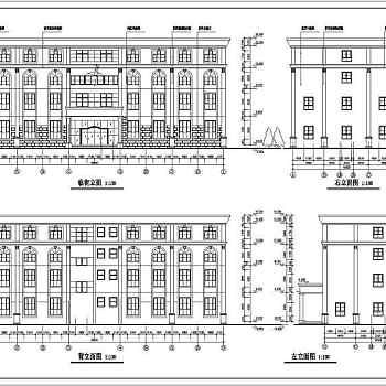 小型多层酒店综合楼建筑施工图