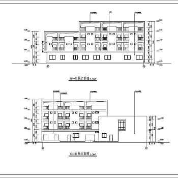 某地三层框架结构综合楼建筑设计施工图纸