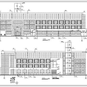 某框架结构多层综合楼建筑设计施工图