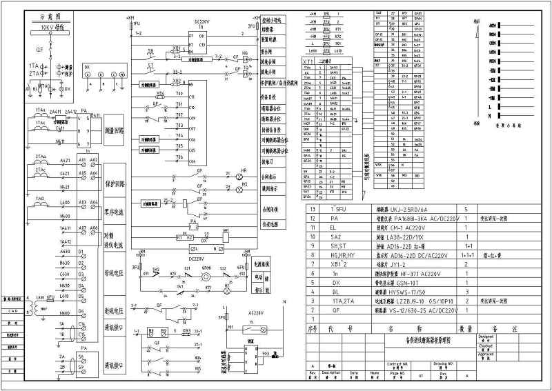 某<a href=https://www.yitu.cn/sketchup/yiyuan/index.html target=_blank class=infotextkey><a href=https://www.yitu.cn/su/7276.html target=_blank class=infotextkey>医院</a></a>配电房高压中置柜电气原理图