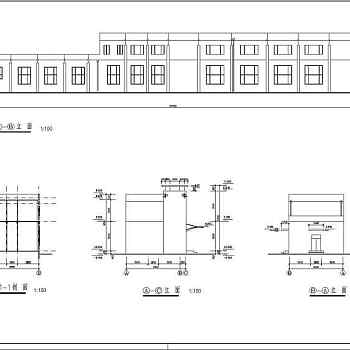 某地二层框架结构综合楼建筑结构施工图