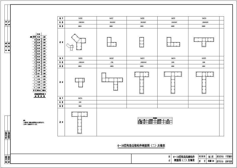 某16层剪力墙结构商住<a href=https://www.yitu.cn/su/8159.html target=_blank class=infotextkey>楼</a>结构<a href=https://www.yitu.cn/su/7590.html target=_blank class=infotextkey>设计</a>施工图