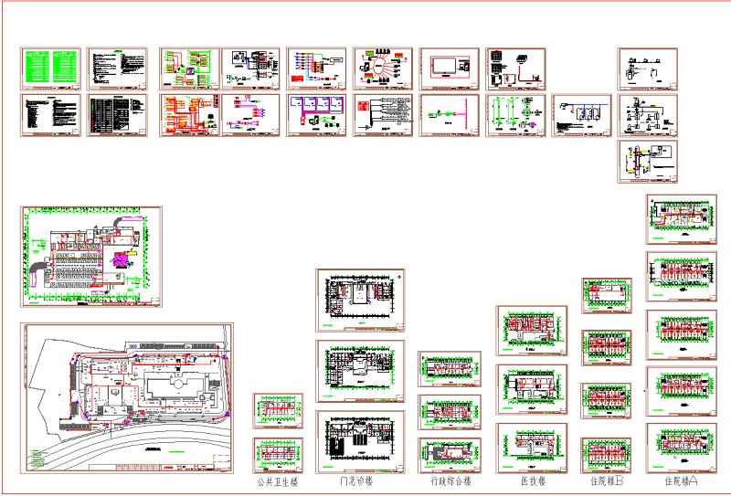 [浙江]综合性甲级<a href=https://www.yitu.cn/sketchup/yiyuan/index.html target=_blank class=infotextkey><a href=https://www.yitu.cn/su/7276.html target=_blank class=infotextkey>医院</a></a>全套弱电智能施工<a href=https://www.yitu.cn/su/7937.html target=_blank class=infotextkey>图纸</a>（弱电全面）