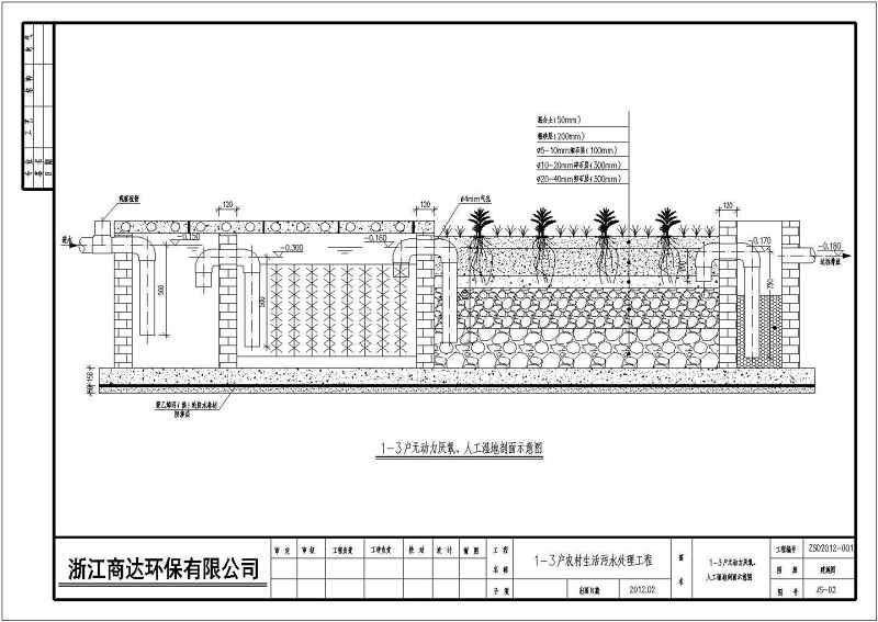 河南诸暨生态村污<a href=https://www.yitu.cn/su/5628.html target=_blank class=infotextkey>水</a>处理施工图（厌氧+<a href=https://www.yitu.cn/su/8090.html target=_blank class=infotextkey>人</a>工湿<a href=https://www.yitu.cn/su/7872.html target=_blank class=infotextkey>地</a>）