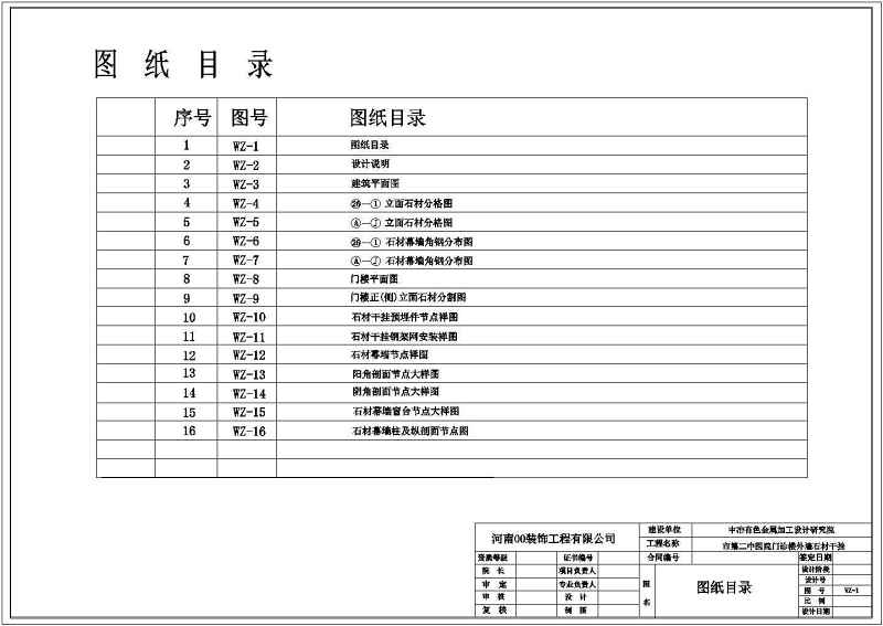 某<a href=https://www.yitu.cn/sketchup/yiyuan/index.html target=_blank class=infotextkey><a href=https://www.yitu.cn/su/7276.html target=_blank class=infotextkey>医院</a></a>建筑外墙干挂<a href=https://www.yitu.cn/su/6979.html target=_blank class=infotextkey>石</a>材幕墙<a href=https://www.yitu.cn/su/7590.html target=_blank class=infotextkey>设计</a>施工<a href=https://www.yitu.cn/su/7937.html target=_blank class=infotextkey>图纸</a>