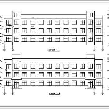 多层宿舍楼建筑方案设计图