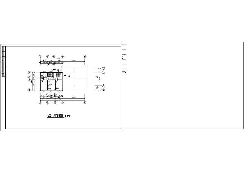 仿古商业古建筑cad施工图