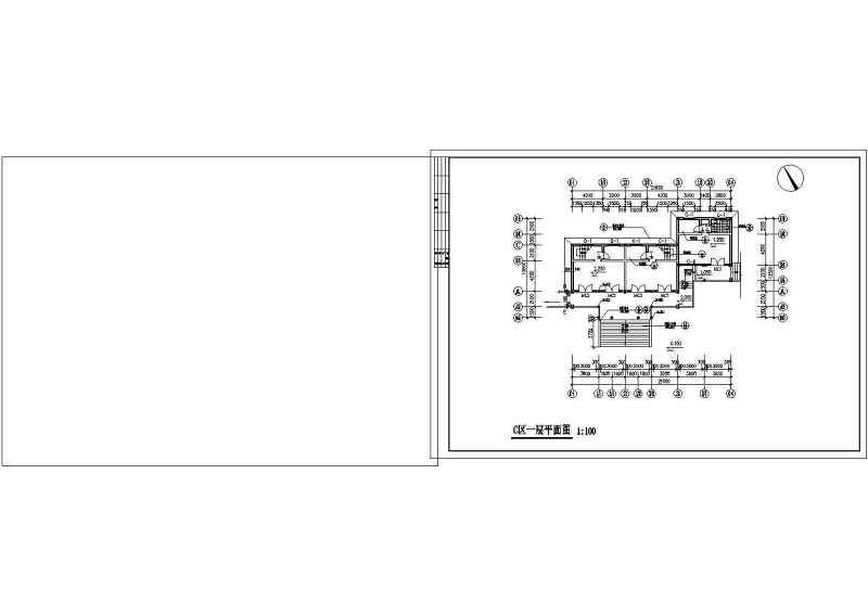 仿古商业古建筑cad施工图