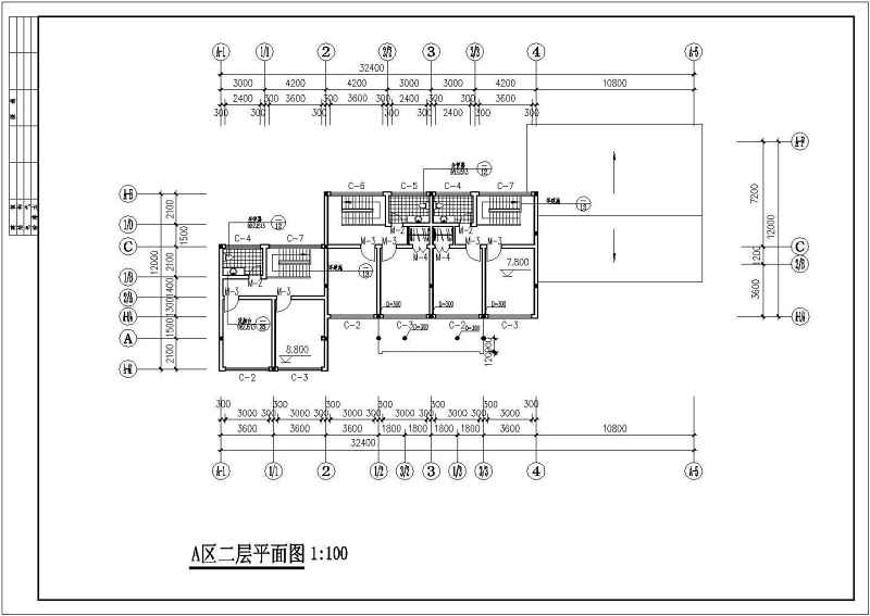 仿古商业古建筑cad施工图