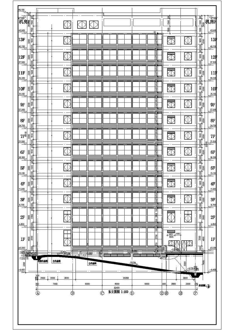 某高层<a href=https://www.yitu.cn/su/8081.html target=_blank class=infotextkey>办公<a href=https://www.yitu.cn/su/8159.html target=_blank class=infotextkey>楼</a></a>全套cad施工图