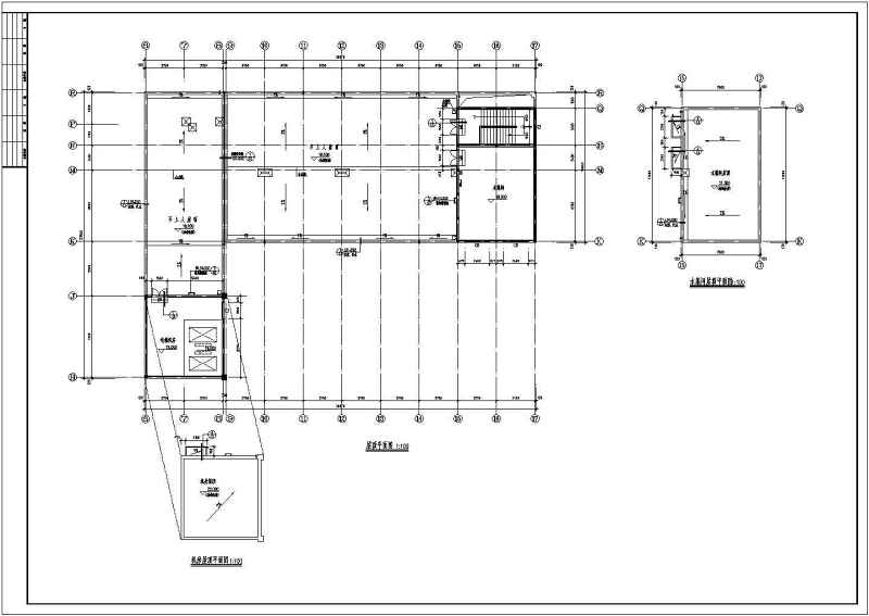 某<a href=https://www.yitu.cn/sketchup/yiyuan/index.html target=_blank class=infotextkey><a href=https://www.yitu.cn/su/7276.html target=_blank class=infotextkey>医院</a></a>建筑cad施工施图