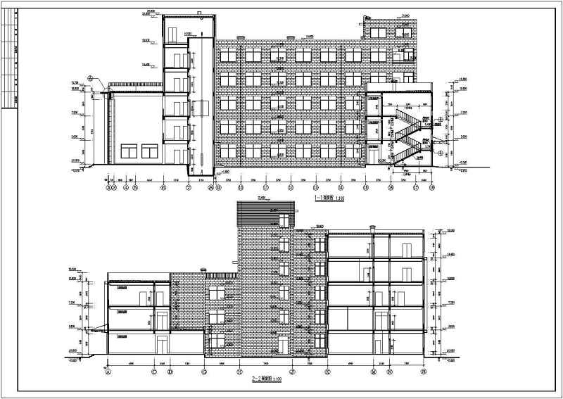 某<a href=https://www.yitu.cn/sketchup/yiyuan/index.html target=_blank class=infotextkey><a href=https://www.yitu.cn/su/7276.html target=_blank class=infotextkey>医院</a></a>建筑cad施工施图