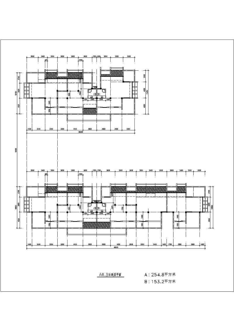 多层<a href=https://www.yitu.cn/su/8035.html target=_blank class=infotextkey>坡屋顶</a>复式住宅建筑cad施工图