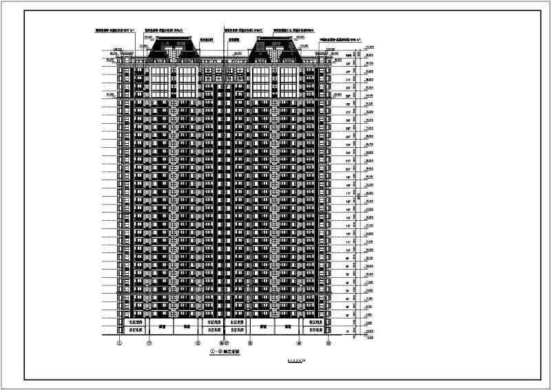 31层欧式高层住宅<a href=https://www.yitu.cn/su/8159.html target=_blank class=infotextkey>楼</a>cad施工图