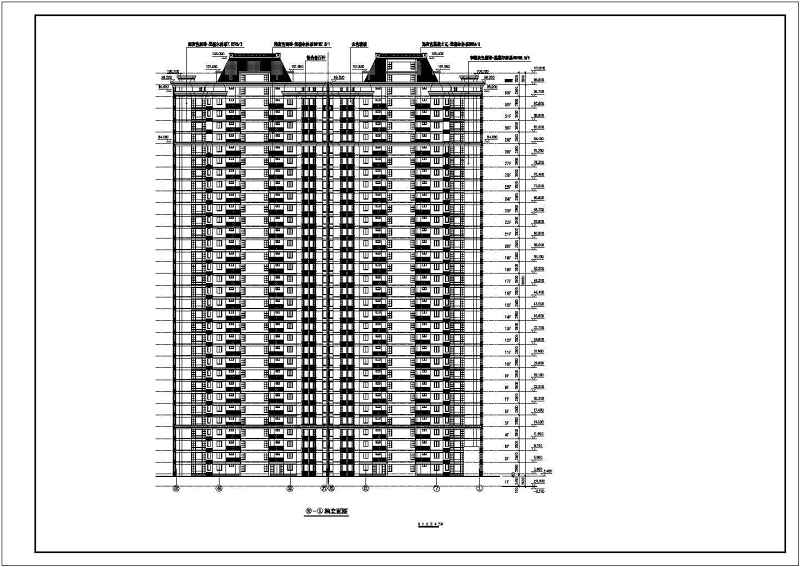 31层欧式高层住宅<a href=https://www.yitu.cn/su/8159.html target=_blank class=infotextkey>楼</a>cad施工图