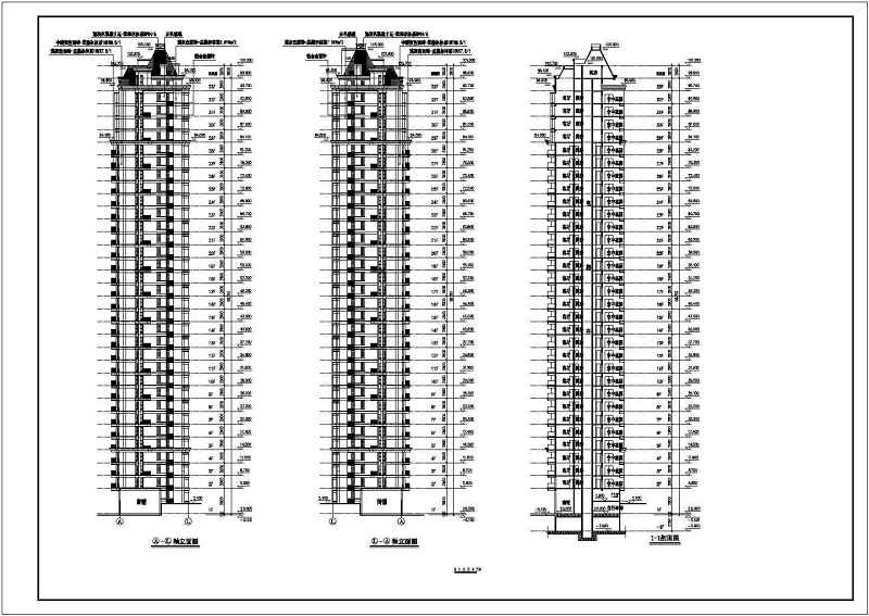 31层欧式高层住宅<a href=https://www.yitu.cn/su/8159.html target=_blank class=infotextkey>楼</a>cad施工图