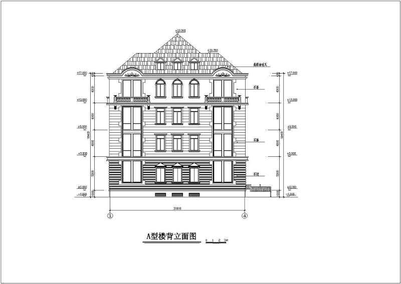 某欧式<a href=https://www.yitu.cn/su/8081.html target=_blank class=infotextkey>办公<a href=https://www.yitu.cn/su/8159.html target=_blank class=infotextkey>楼</a></a>建筑全套cad施工图