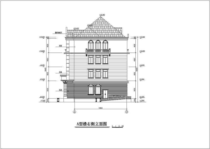 某欧式<a href=https://www.yitu.cn/su/8081.html target=_blank class=infotextkey>办公<a href=https://www.yitu.cn/su/8159.html target=_blank class=infotextkey>楼</a></a>建筑全套cad施工图