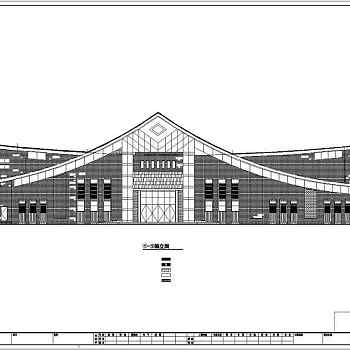 某县级博物馆建筑设计cad施工图