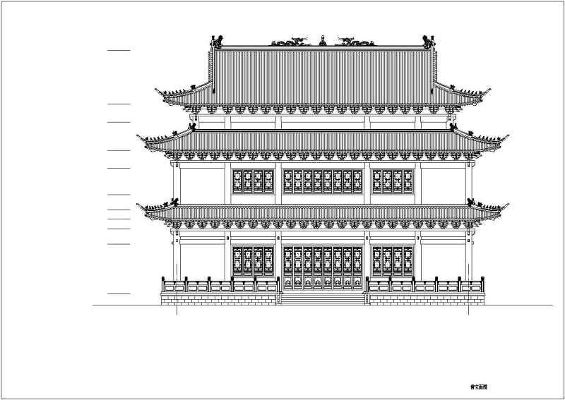 <a href=https://www.yitu.cn/su/7939.html target=_blank class=infotextkey>仿古建筑</a>cad施工图