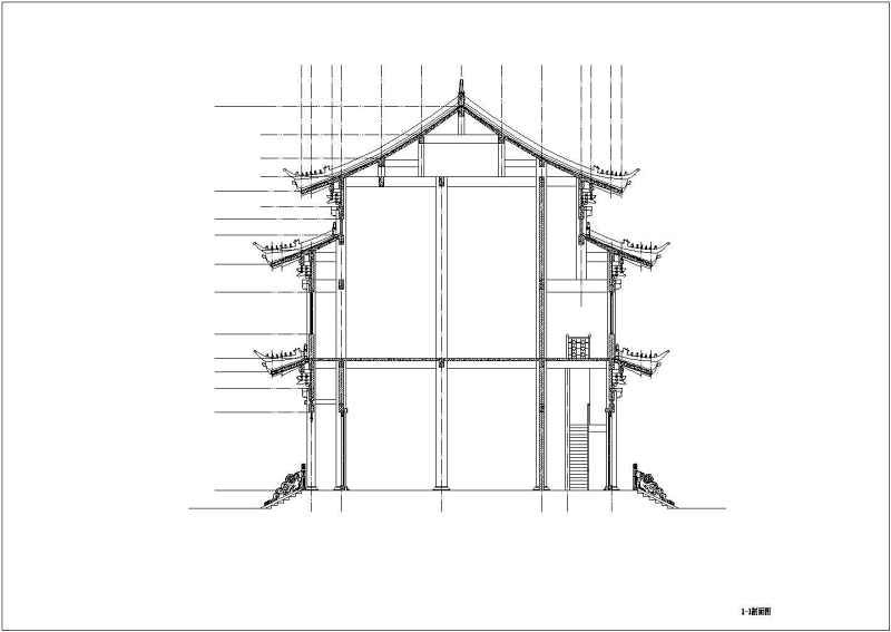 <a href=https://www.yitu.cn/su/7939.html target=_blank class=infotextkey>仿古建筑</a>cad施工图