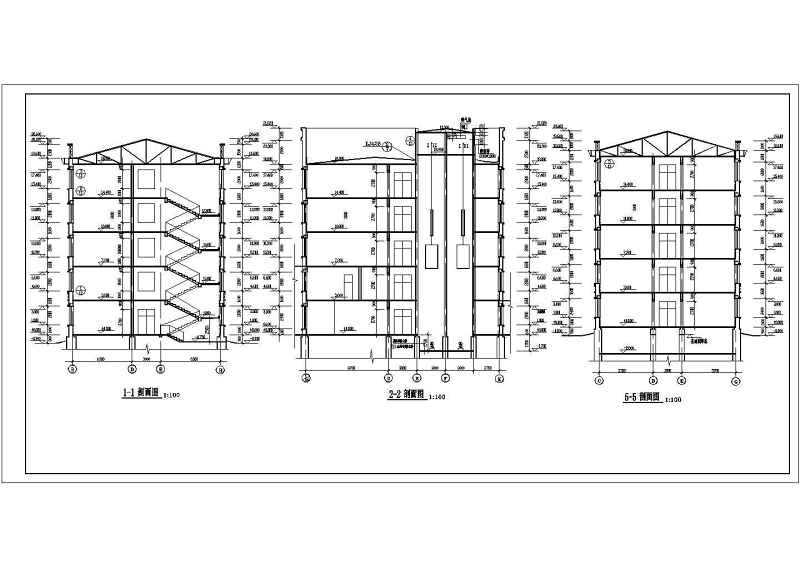 某<a href=https://www.yitu.cn/sketchup/yiyuan/index.html target=_blank class=infotextkey><a href=https://www.yitu.cn/su/7276.html target=_blank class=infotextkey>医院</a></a>5层建筑cad施工图