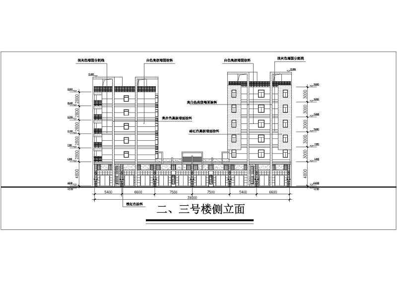 某<a href=https://www.yitu.cn/su/7613.html target=_blank class=infotextkey>农贸市场</a>建筑方案cad施工图