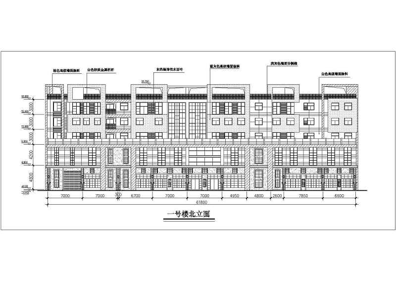 某<a href=https://www.yitu.cn/su/7613.html target=_blank class=infotextkey>农贸市场</a>建筑方案cad施工图