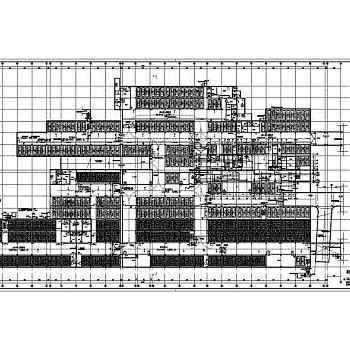复式地下车库cad施工图