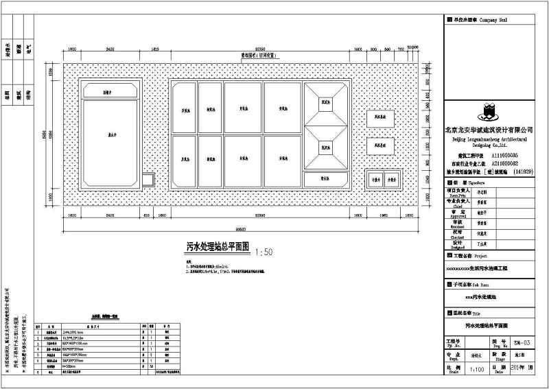 85吨/天农村生活污<a href=https://www.yitu.cn/su/5628.html target=_blank class=infotextkey>水</a>处理站<a href=https://www.yitu.cn/su/6997.html target=_blank class=infotextkey>工艺</a>、土建施工图