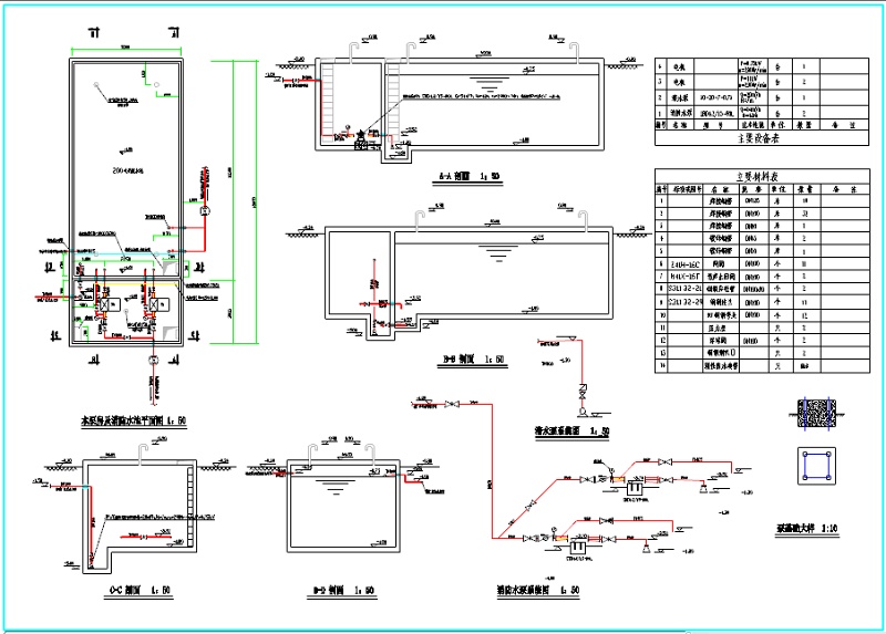 200立方消防<a href=https://www.yitu.cn/su/5628.html target=_blank class=infotextkey>水</a>池及消防泵房详图