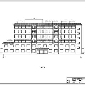 框架结构7层公寓楼建筑结构图（含配套施工组织设计）