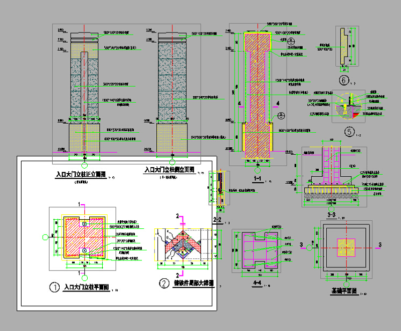 园林<a href=https://www.yitu.cn/su/7841.html target=_blank class=infotextkey>景区</a><a href=https://www.yitu.cn/su/7388.html target=_blank class=infotextkey>铁</a>艺大门<a href=https://www.yitu.cn/su/7590.html target=_blank class=infotextkey>设计</a>cad施工节点详图大全