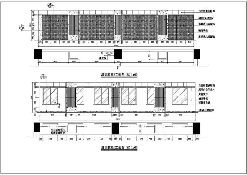 大型培训室<a href=https://www.yitu.cn/sketchup/huiyishi/index.html target=_blank class=infotextkey>会议室</a>装修施工cad<a href=https://www.yitu.cn/su/7392.html target=_blank class=infotextkey>平面</a>方案图（带视频会议功能）