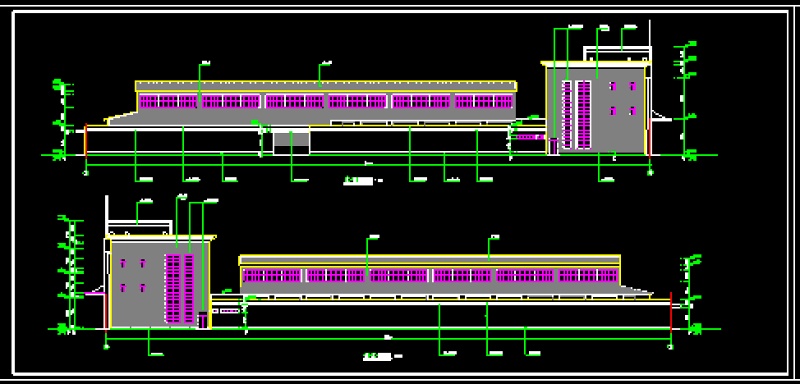 某市<a href=https://www.yitu.cn/su/7783.html target=_blank class=infotextkey>菜市场</a>的建筑cad施工方案图