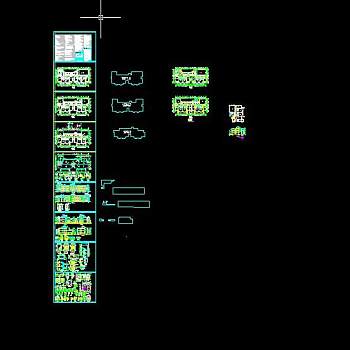 整合八套12班幼儿园建筑设计施工图