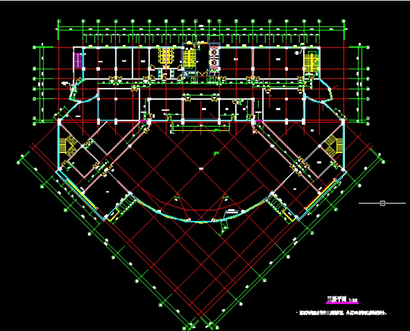 某高档<a href=https://www.yitu.cn/sketchup/jiudianjianzhu/index.html target=_blank class=infotextkey><a href=https://www.yitu.cn/su/7829.html target=_blank class=infotextkey>酒店</a>建筑</a>方案<a href=https://www.yitu.cn/su/7590.html target=_blank class=infotextkey>设计</a>全套CAD<a href=https://www.yitu.cn/su/7937.html target=_blank class=infotextkey>图纸</a>