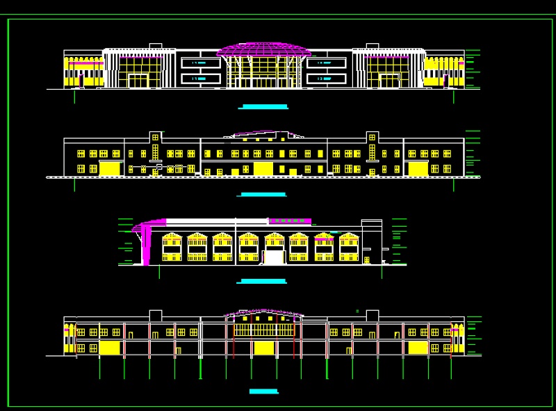 某大<a href=https://www.yitu.cn/su/7175.html target=_blank class=infotextkey>超市</a>建筑施工方案<a href=https://www.yitu.cn/su/7590.html target=_blank class=infotextkey>设计</a>全套CAD<a href=https://www.yitu.cn/su/7937.html target=_blank class=infotextkey>图纸</a>