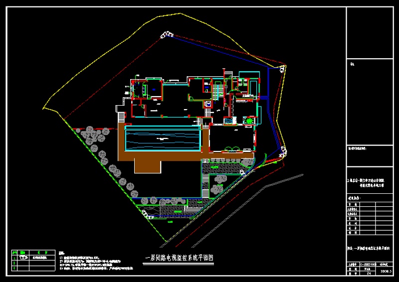 别墅装修智能家具电气弱电cad施工方案<a href=https://www.yitu.cn/su/7937.html target=_blank class=infotextkey>图纸</a>