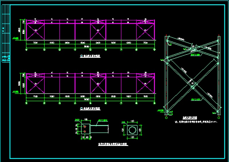 某24米跨门式刚架轻型房屋<a href=https://www.yitu.cn/su/8096.html target=_blank class=infotextkey>钢结构</a>厂房整套cad<a href=https://www.yitu.cn/su/7590.html target=_blank class=infotextkey>设计</a>施工方案<a href=https://www.yitu.cn/su/7937.html target=_blank class=infotextkey>图纸</a>