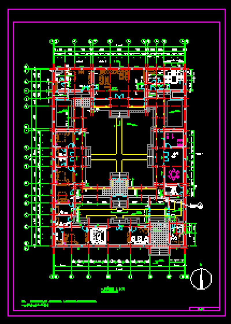 [北京]某<a href=https://www.yitu.cn/su/6907.html target=_blank class=infotextkey>四<a href=https://www.yitu.cn/su/7051.html target=_blank class=infotextkey>合院</a></a>CAD建筑施工图（经典<a href=https://www.yitu.cn/su/7939.html target=_blank class=infotextkey>仿古建筑</a>）